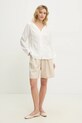 Answear Lab pantaloni scurti 68811.hms bej WW25