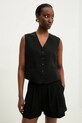 Answear Lab pantaloni scurti negru L9027.hos