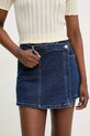 Answear Lab fustă și pantaloni denim jeans bleumarin rd2762.flk