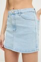 Answear Lab pantaloni scurti jeans albastru rd2550.flk