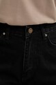 Answear Lab pantaloni scurti jeans negru 424.tos