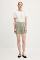 Answear Lab szorty BS3048.tos zielony WW25