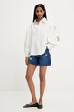 Answear.LAB szorty jeansowe BS305702.tos granatowy WW25