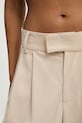 Šortky z vlněné směsi Answear.LAB béžová 2620.HAK