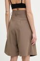 Oblečení Šortky z vlněné směsi Answear.LAB 2620.HAK hnědá