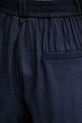 Answear Lab pantaloni scurți cu in bleumarin LD2700.hak