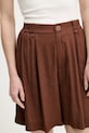Answear.LAB shorts in lino marrone LD2700.hak
