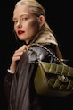 Answear.LAB borsa a mano in pelle pelle fiore verde 833.ILK