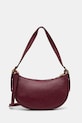 Kožená kabelka Answear.LAB usňová koža burgundské 1074.ilk