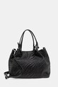 Answear.LAB borsa a mano in pelle pelle fiore nero 1079.ios
