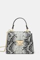 Answear.LAB borsa a mano in pelle pelle fiore grigio 0364A.fos