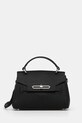Answear Lab poseta de piele uni negru 1216.CMS