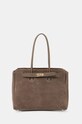 Answear.LAB borsa in pelle scamosciata pelle scamosciata beige VE14