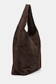 Answear Lab geanta de mana din piele intoarsa .0213.FLK maro WW25