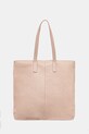 Answear Lab poseta de piele uni roz 662.1HWK