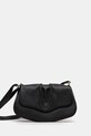 Answear Lab poseta de piele uni negru t1