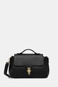 Answear Lab poseta de piele uni negru it0437.fos
