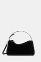 Τσάντα σουέτ Answear.LAB δέρμα σαμουά μαύρο 13400.CMS