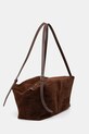 Answear Lab geanta de mana din piele intoarsa 1341.CMS maro WW25