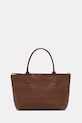 Answear Lab poseta de piele uni maro 2703.2