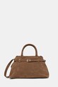 Answear Lab borsa in pelle scamosciata pelle scamosciata beige 2703.3