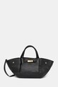 Kožená kabelka Answear.LAB usňová koža čierna 1088.iak