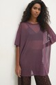 Answear.LAB t-shirt 050548.TLK fioletowy WW25