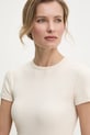 Тениска Answear.LAB бежов IVVI4.TWK