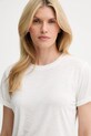 Answear.LAB t-shirt lniany biały E24.72.FLK