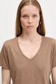 Answear Lab tricou de in maro E24.73.FLK