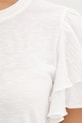 Льняная футболка Answear.LAB E25.39.FLK белый