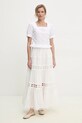 Answear Lab bluza A24.15.FLK alb WW25