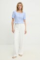 Answear Lab bluza A24.15.FLK albastru WW25