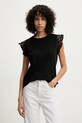 Tričko Answear.LAB černá 3213.hos