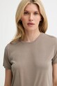 Answear.LAB t-shirt brązowy BTS1048.tos
