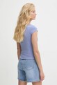 Odzież Answear.LAB t-shirt sng.145.tos niebieski