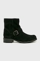 Answear - Botine de piele neizolat negru WZ18.OBD087