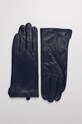 Answear.LAB - Kožené rukavice tmavomodrá 1608.M