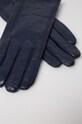 Answear.LAB - Kožené rukavice 1608.M tmavomodrá WZ18