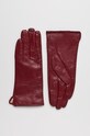 Answear.LAB - Kožené rukavice burgundské 1576.M