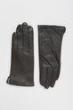 Answear.LAB - Kožené rukavice sivá 1576.M