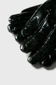 Answear - Kožené rukavice čierna