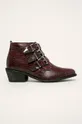 burgundské Answear - Členkové topánky Erynn Dámsky