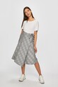 Answear Lab - Spódnica NEVER6.AC szary WZ19
