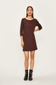 Answear Lab rochie SEC1.IO burgundia WZ19