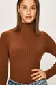 brązowy Answear Lab - Sweter