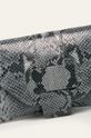 Answear - Kožená listová kabelka sivá