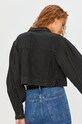 Îmbrăcăminte Answear Lab geacă din denim 185.DA negru