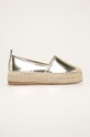 Answear.LAB - Espadrilky Buonarotti platforma zlatá BD0095D.D