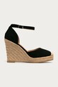 Answear - Espadrile Lannod imitatie de piele intoarsa negru R13Z2019.1.A